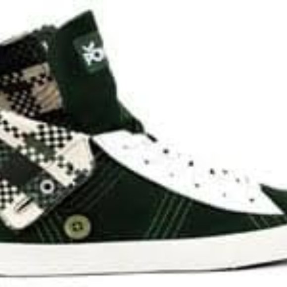 Pony Forest Green & White FTD Gleason Sneakers Sz 10 NEW - Picture 11 of 11